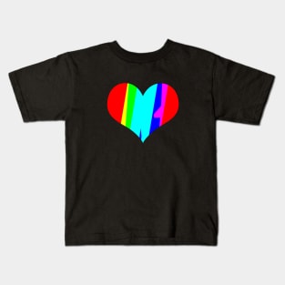 colorful heart Kids T-Shirt